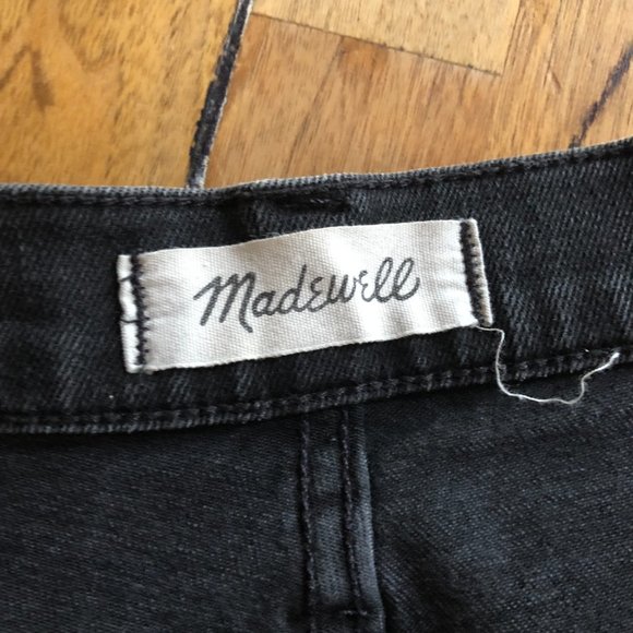 Madewell Black High-Rise Denim Shorts - Picture 7 of 7
